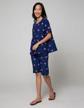 Nevada Short Sleeve Pajama Capri Pine Minggo