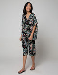 St. Yves Short Sleeve Pajama Capri Bird Park