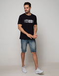 T Zone Short Sleeve T-Shirt Big Size Wording Fearle