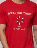 T Zone Short Sleeve T-Shirt Big Size Wording Inspirational