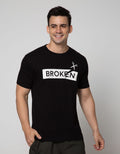 T Zone Short Sleeve T-Shirt Big Size Print Theme Graphic