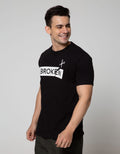 T Zone Short Sleeve T-Shirt Big Size Print Theme Graphic
