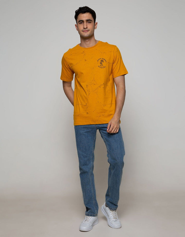 T Zone Short Sleeve T-Shirt Print Fullprint Aop Theme Paradise