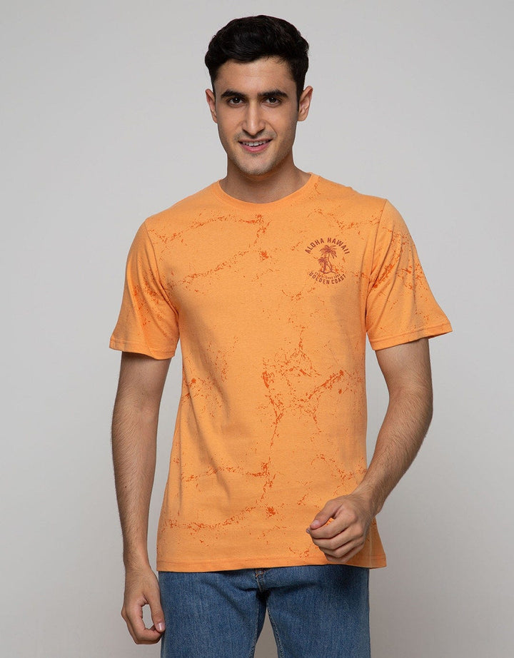 T Zone Short Sleeve T-Shirt Print Fullprint Aop Theme Paradise