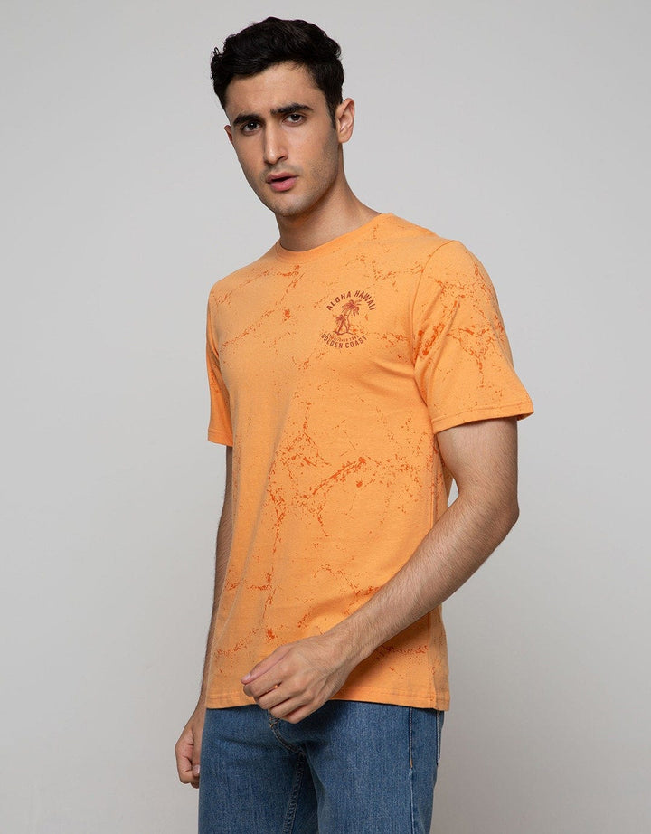 T Zone Short Sleeve T-Shirt Print Fullprint Aop Theme Paradise
