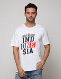 T Zone Short Sleeve T-Shirt God Bless Indonesia