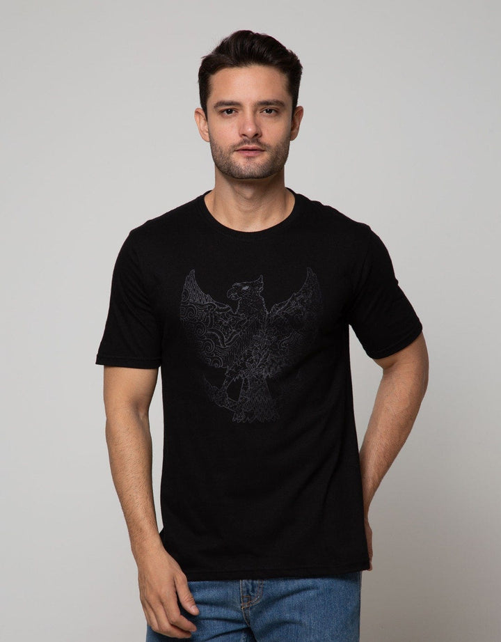 T Zone Short Sleeve T-Shirt Indonesia Collection Print Batik