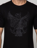 T Zone Short Sleeve T-Shirt Indonesia Collection Print Batik