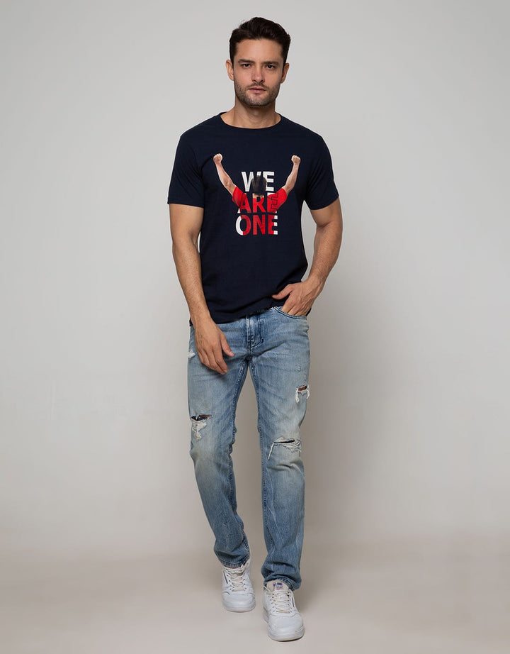 T Zone Short Sleeve T-Shirt Photoprint Indonesia We Are One
