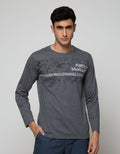 T Zone Long Sleeve T-Shirt Print New Wave