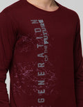 T Zone Long Sleeve T-Shirt Print Generation Future
