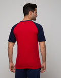 T Zone Short Sleeve Raglan T-Shirt Print Slogan Position