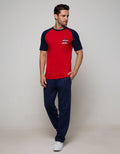 T Zone Short Sleeve Raglan T-Shirt Print Slogan Position