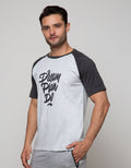 T Zone Short Sleeve Raglan T-Shirt Print Slogan Dream