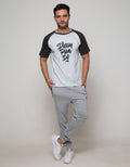 T Zone Short Sleeve Raglan T-Shirt Print Slogan Dream