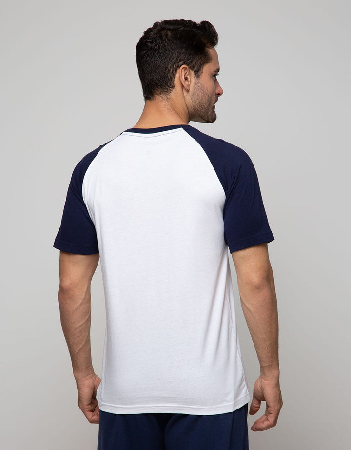 T Zone Short Sleeve Raglan T-Shirt Print Slogan No Fear