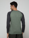 T Zone Long Sleeve Raglan T-Shirt Print Cap Series