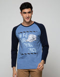 T Zone Long Sleeve Raglan T-Shirt Print Cap Series