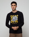 T Zone Long Sleeve Raglan T-Shirt Raglan Long Print Cap Series