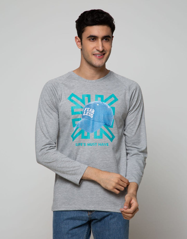 T Zone Long Sleeve Raglan T-Shirt Raglan Long Print Cap Series