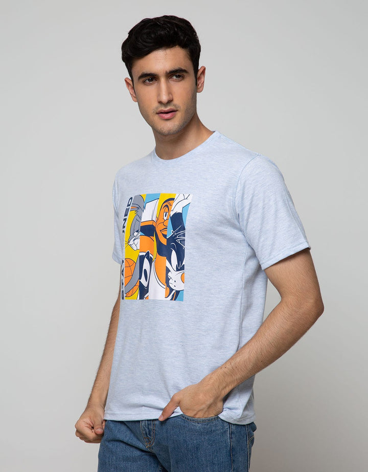 T Zone Short Sleeve T-Shirt Wb Space Jam Movie Theatrical Style Gui