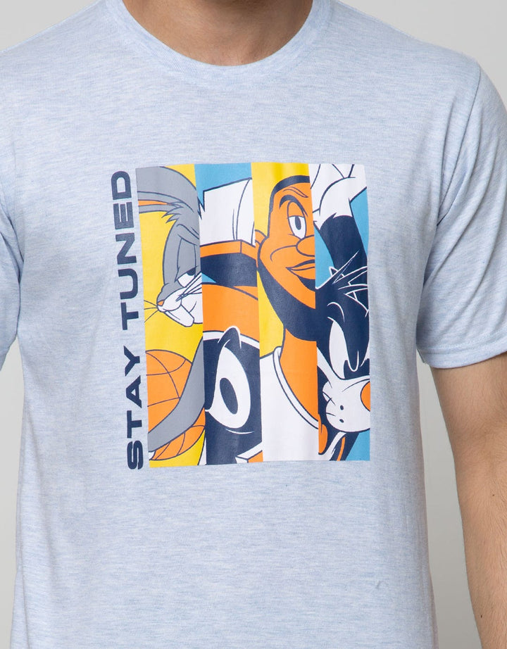 T Zone Short Sleeve T-Shirt Wb Space Jam Movie Theatrical Style Gui