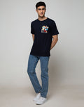 T Zone Short Sleeve T-Shirt Wb Space Jam Movie Slam Dunk