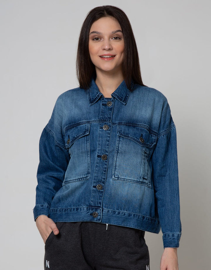 Nevada Denim Jacket Jd Crop Jacket Raw Edge