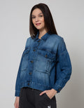 Nevada Denim Jacket Jd Crop Jacket Raw Edge