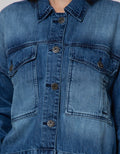 Nevada Denim Jacket Jd Crop Jacket Raw Edge
