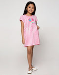 Little M Short Sleeve Midi Dress Salur