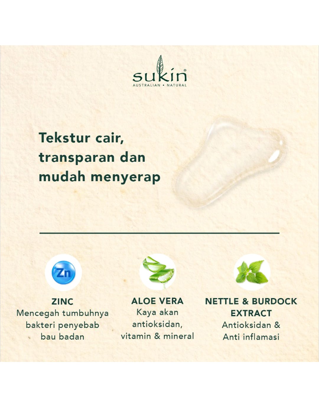 Sukin Deodorant Natural Ocean Mist 125 Ml