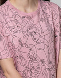 Disney Short Sleeve T-Shirt Princess Full Print