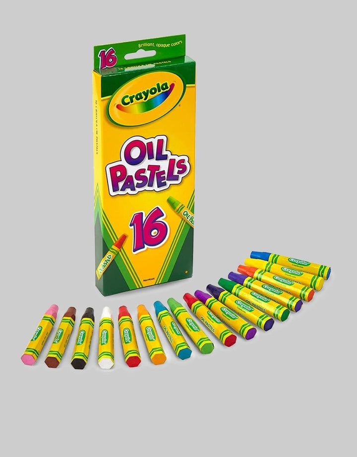 Bandai Crayola Oil Patels contains 16 Children's Crayons