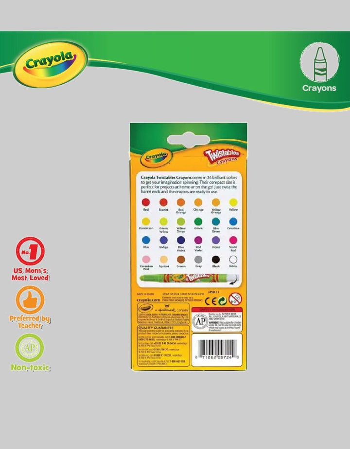 Bandai Crayola Twistable 24 Crayon