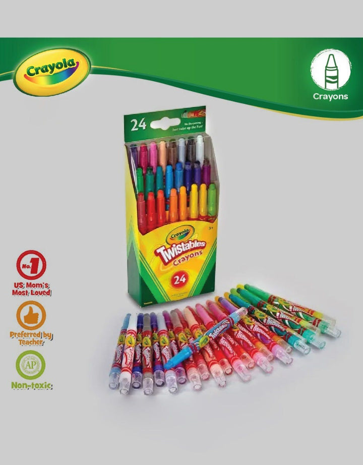 Bandai Crayola Twistable 24 Crayon