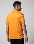 d&f Short Sleeve T-Shirt Barcode Apricot