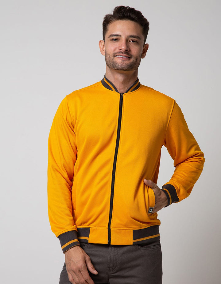 d&f Jacket Bomber with Jaquard Collar