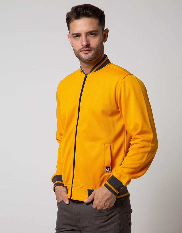 d&f Jacket Bomber with Jaquard Collar