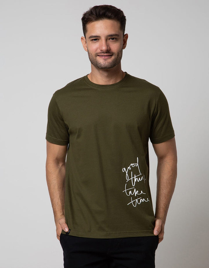 d&f Short Sleeve T-Shirt Good Thing Take Time