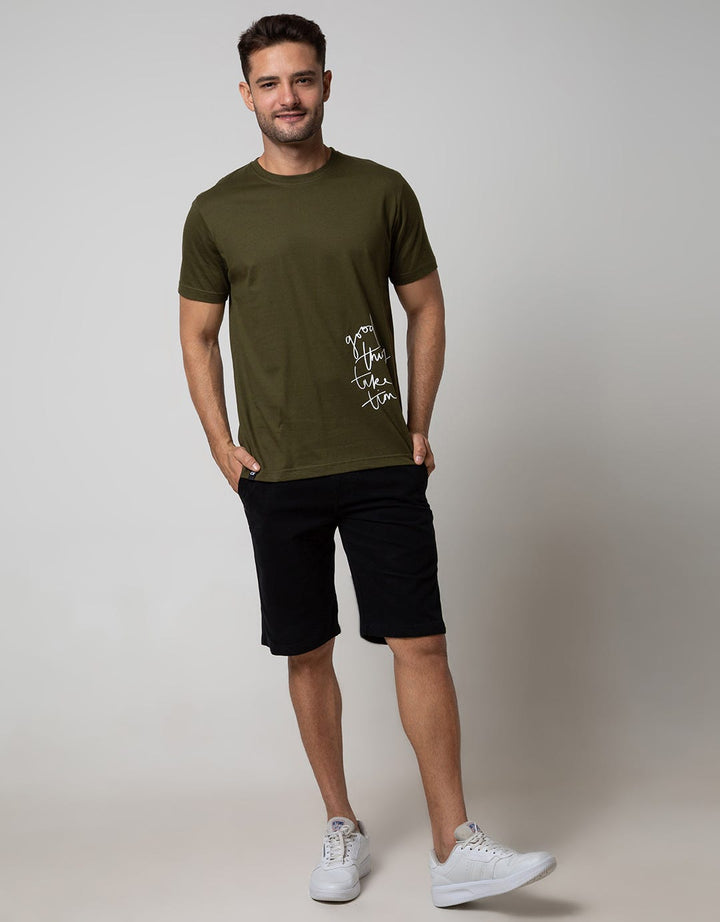 d&f Short Sleeve T-Shirt Good Thing Take Time