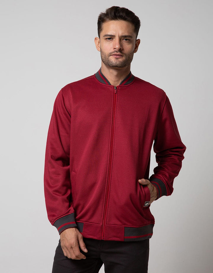 d&f Jacket Bomber with Jaquard Collar