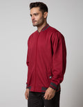 d&f Jacket Bomber with Jaquard Collar
