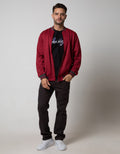 d&f Jacket Bomber with Jaquard Collar