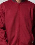 d&f Jacket Bomber with Jaquard Collar