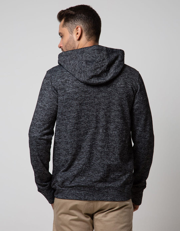 d&f Sweatshirt Long Sleeve Blackpiping Heather