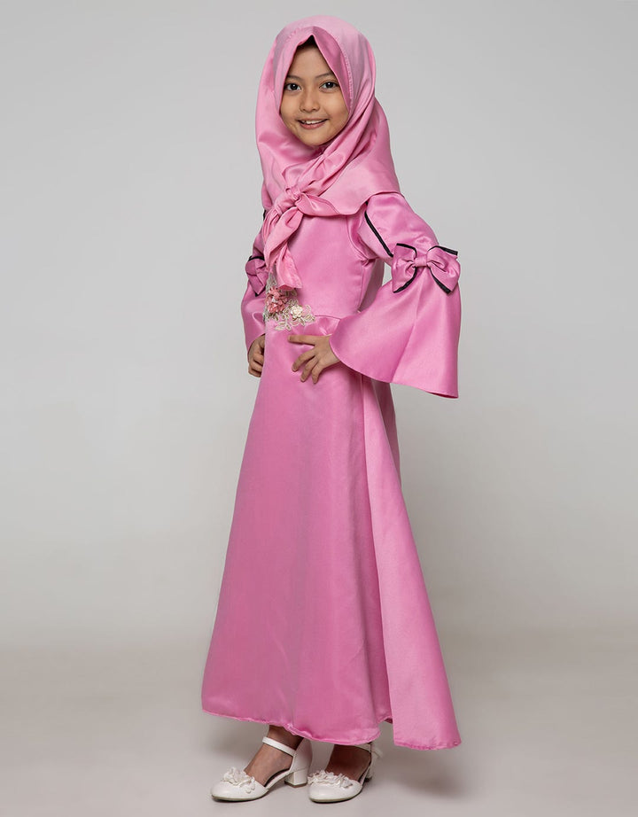 Nywan Apparel Baju Gamis Pesta Anak Flare Sleeve