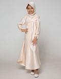 Nywan Apparel Baju Gamis Pesta Anak Drawstring Sleeve