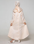 Nywan Apparel Baju Gamis Pesta Anak Drawstring Sleeve