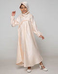 Nywan Apparel Baju Gamis Pesta Anak Drawstring Sleeve